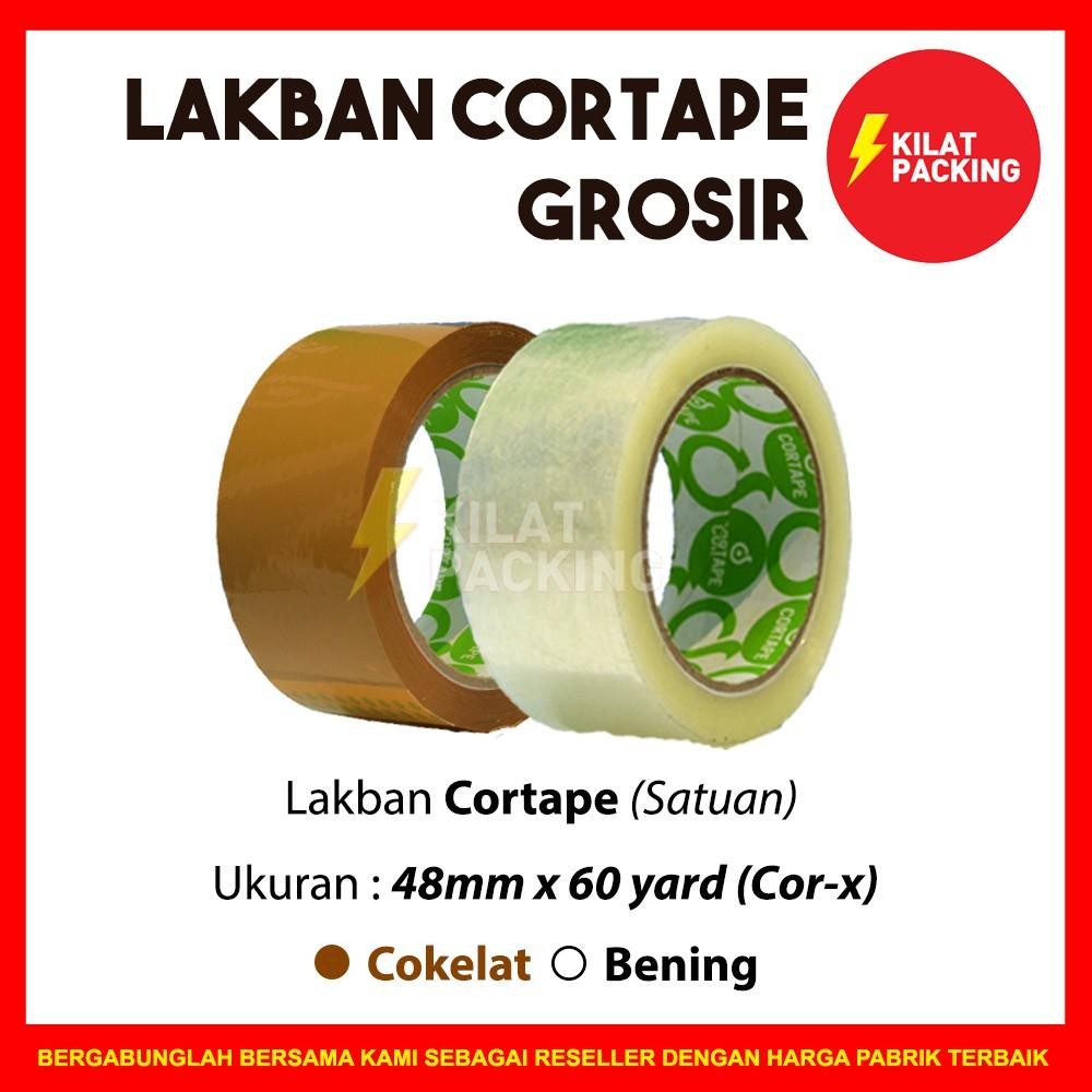 

Lakban Cortape 48 Mm X 60 Yard (Cor-X) Ekonomis Termurah Satuan