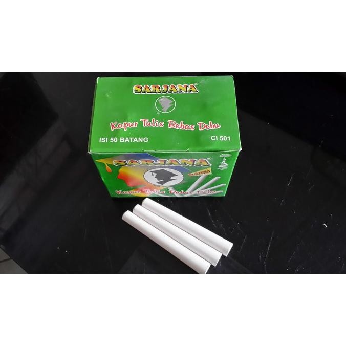 

Terlaris Sarjana Kapur Putih / Kapur Tulis Putih (Per Pack)+ Good Quality