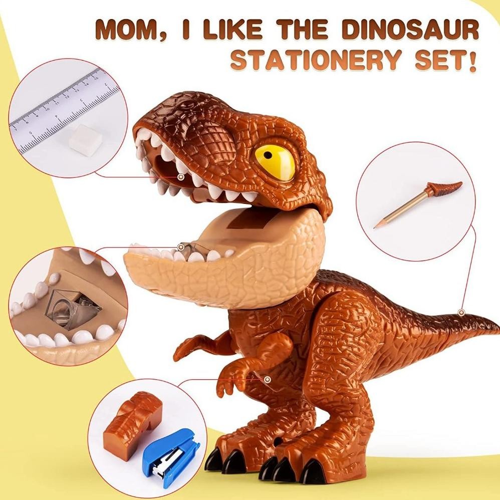 

TERMURAH Dinosaur Stationery 5in1Perlengkapan Tulis Anak & Alat Tulis Stationery Plane 6in1 Siap kirim