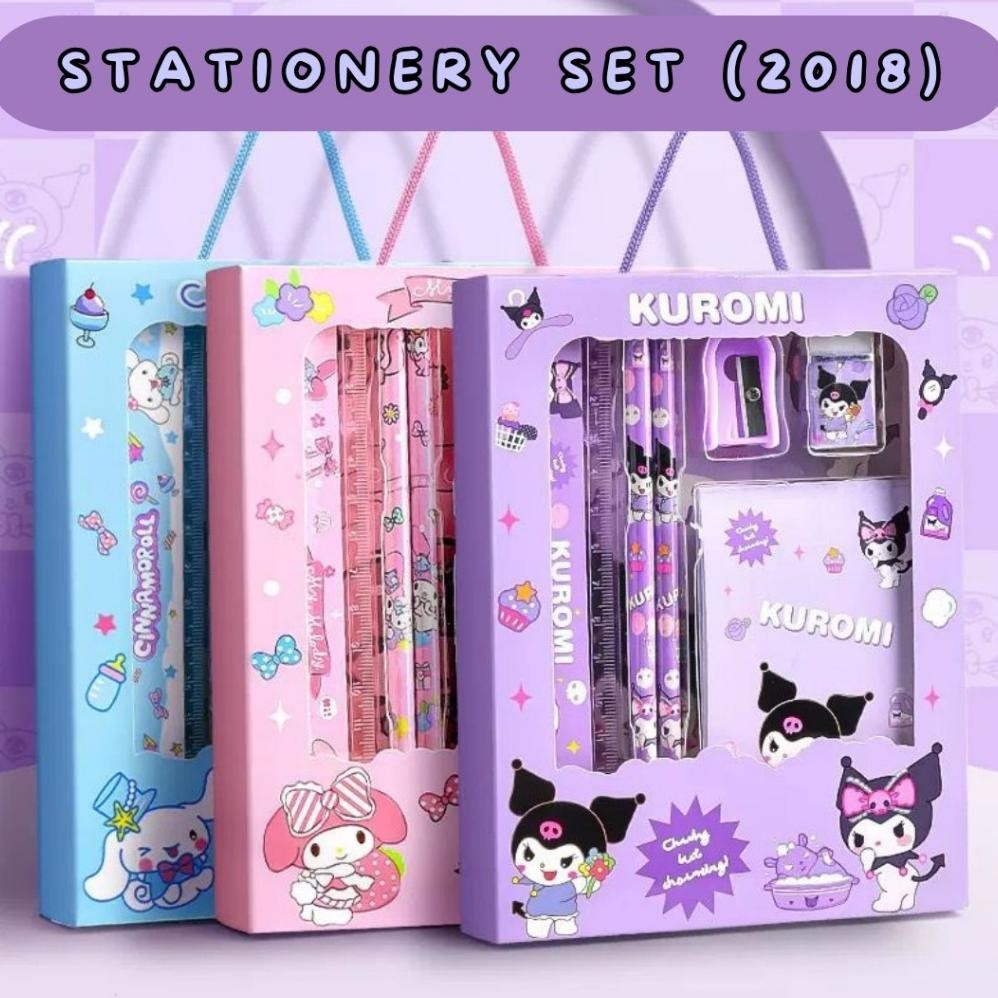 

Fitur Lengkap Alat Tulis Anak Set Stationery Untuk Hadiah Anak Sekolah Motif Kartun/ Alat Tulis Set Karakter Kado Notes Pensil Rautan Penggaris Penghapus