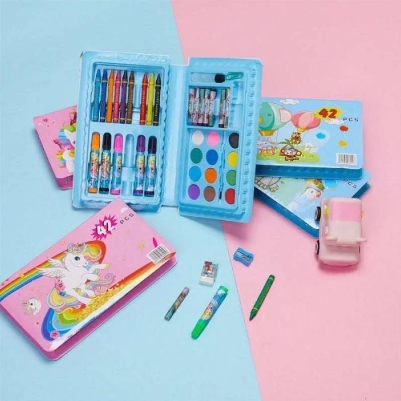 

Terlaris Crayon Krayon Lengkap Spidol Warna Pensil Warna Oil Pastel 86 Pcs , 48 Pcs Dan 42 Pcs