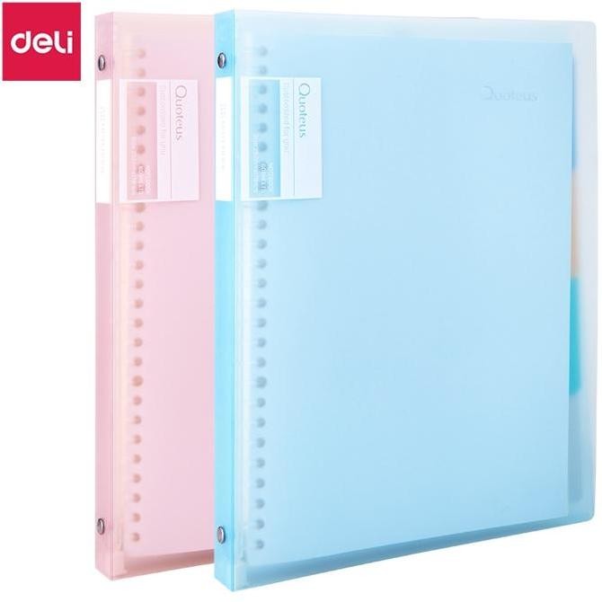 

HOT SALE BINDER NOTE LOOSE LEAF NOTEBOOK B5 26 RING PLASTIK TRANSPARANT BAGUS