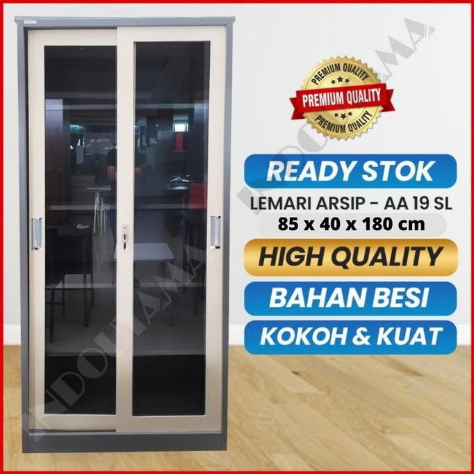 

HARGA DISKON Lemari Arsip Besi Lemari Kantor Sliding - AA 19 SL