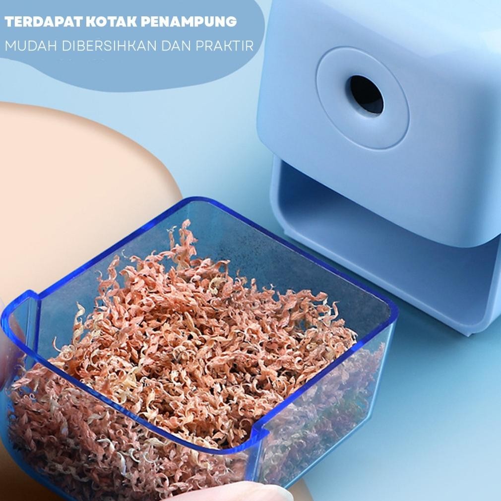 

Free Ongkir Rautan Serutan Pensil Putar Gaya Kartun Sharpener Rautan Meja 4 Warna