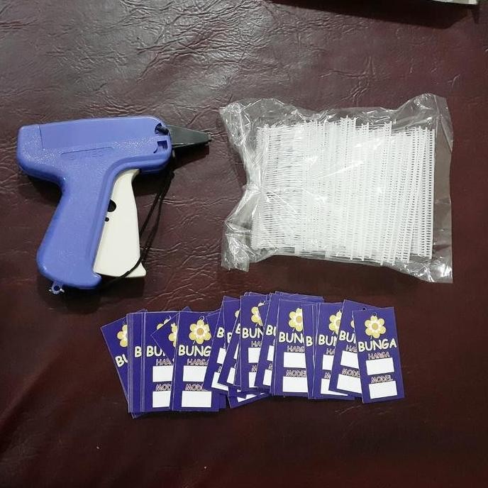 

MURAH Paket TAG GUN (+ 1000 tag arrow pin) & kertas merk hang tag label baju