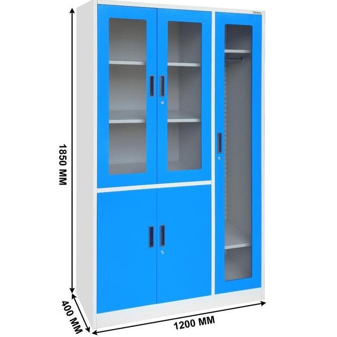 

BRG BARU Lemari Arsip Besi 3 Pintu KF 08 MX
