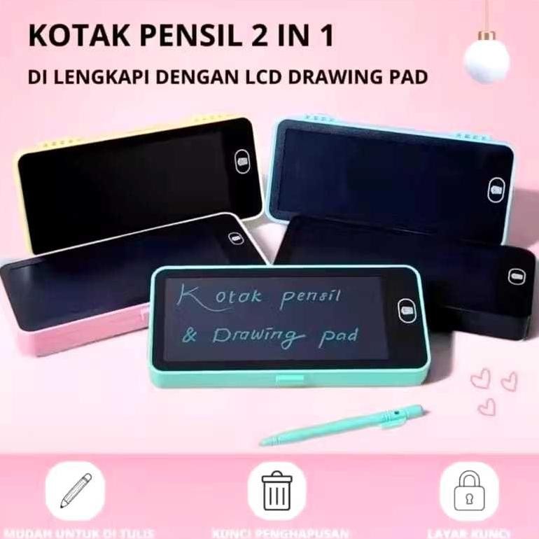 

Waktu Terbatas Ab121 Kotak Pensil Case Besar Lcd Writing Drawing Box Case Ukuran Besar Pencil Drawing Pad Edukasi 2In1