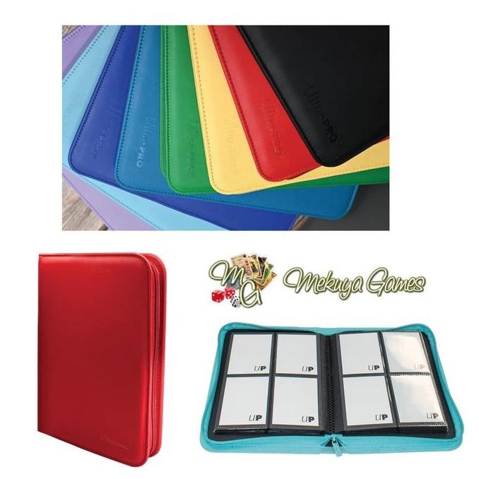 

HRG DISKON UltraPro Vivid 4-Pocket Zippered Binder 160 Album Kartu Ritsleting