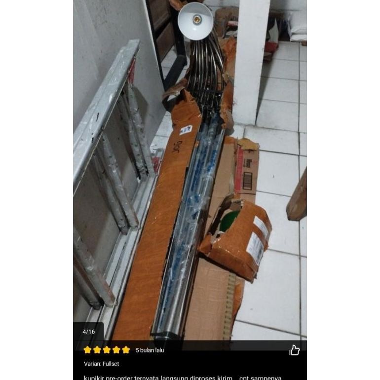 SPECIAL Tiang Lampu Stainless Steel Tiang Lampu Teras Rumah Tiang Lampu Jalan Ir-129
