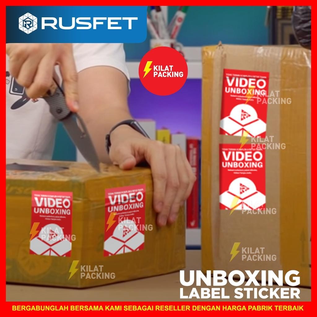 

Stiker Video Unboxing 7X5Cm Label Video Unboxing Sticker Unboxing Roll