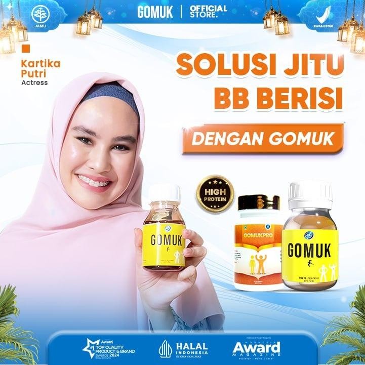 

Gomuk 250Ml Madu Penggemuk/ 100% Original/Naik 5-10 Kg/Atasi Gemuk Keturunan/Kurus Cacingan