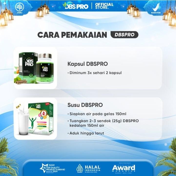Dbs Pro - Kapsul Diabetes Obat Diabetes Atasi Diabetes Melitus Basah Kering Gula Darah Tinggi