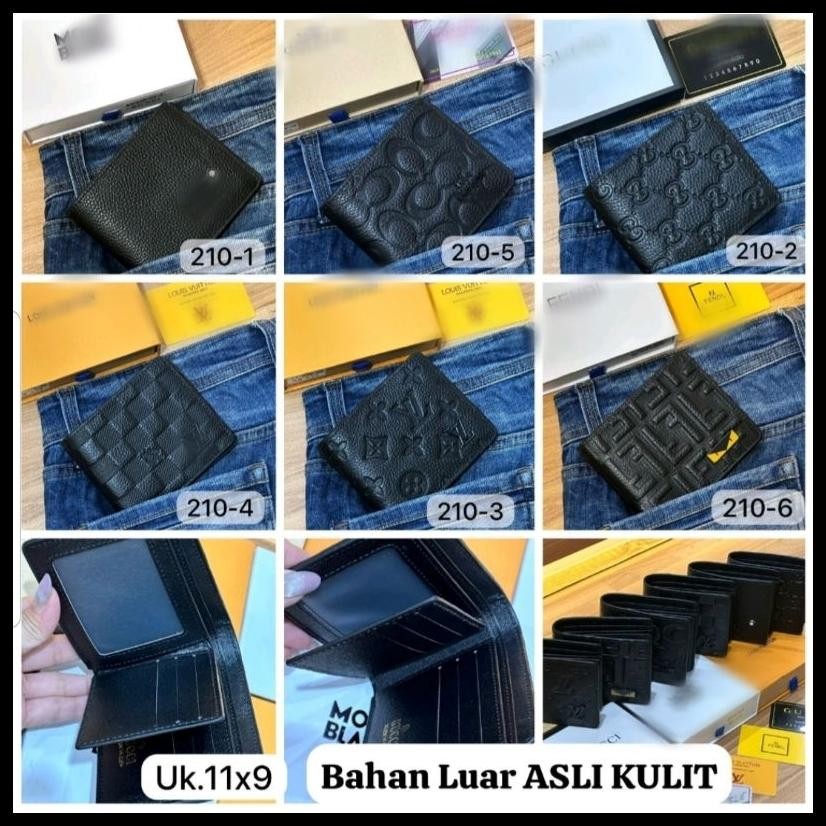 DOMPET COWOK KEKINIAN / DOMPET COWOK KULIT/ DOMPET PENDEK / DOMPET LIPAT