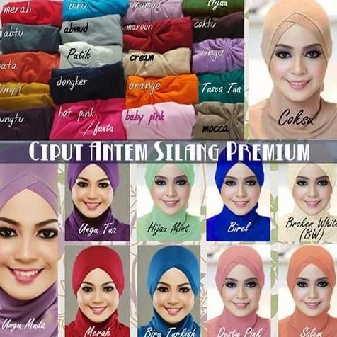Spesial 2025  Ciput Kerpus Bandana Rajut Ciput Inner Ninja Antem Silang Premium Rea