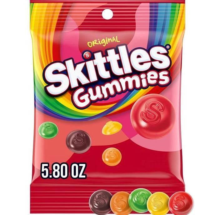 

Ready stock] Skittles Gummies Original 164.4GR / 5.80 OZ