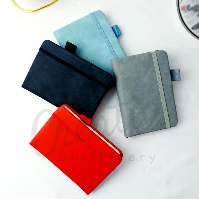 

Terlaris !!! Buku Agenda Pocket Notebook Hardcover A7 Tali Buku Catatan Mini Changelife