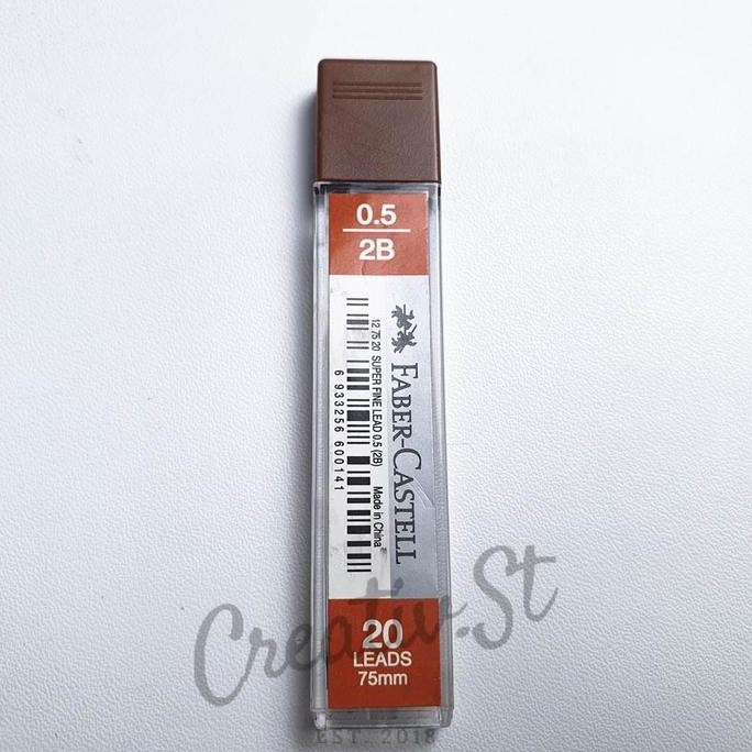 

Hot Promo !!! Faber Castell Faber-Castell Isi Pensil Mekanik 20 Lead Superfine 2B 0.5 Mm 2B (1 Pcs)