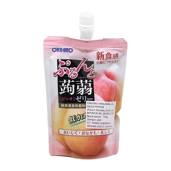 

populer] Orihiro Peach Konjaku Drink Jelly 130 GR