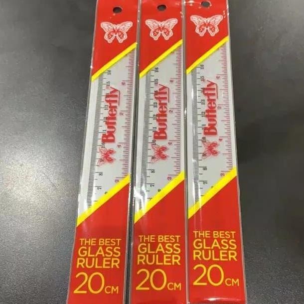 

Termurah !!! Butterfly Penggaris Plastik 20 Cm