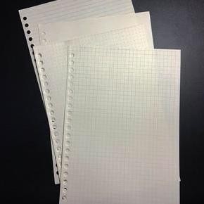 

New Collection !!! [Tulis Id] Basic Bookpaper Loose Leaf A5 90 Gsm Binder Paper Blank Ruled Dotted Grid Alat Kertas