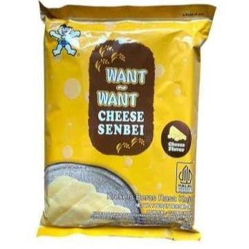 $+$+$+$+] Want Want Senbei Cheese Rice Crackers / Kue Beras Rasa Keju 96GR