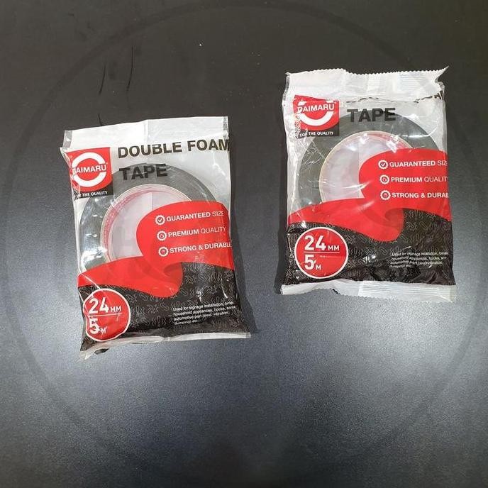 

Segera Miliki !!! Daimaru Tape Solasi Double Foam Dua Sisi 24 Mm X 5 M