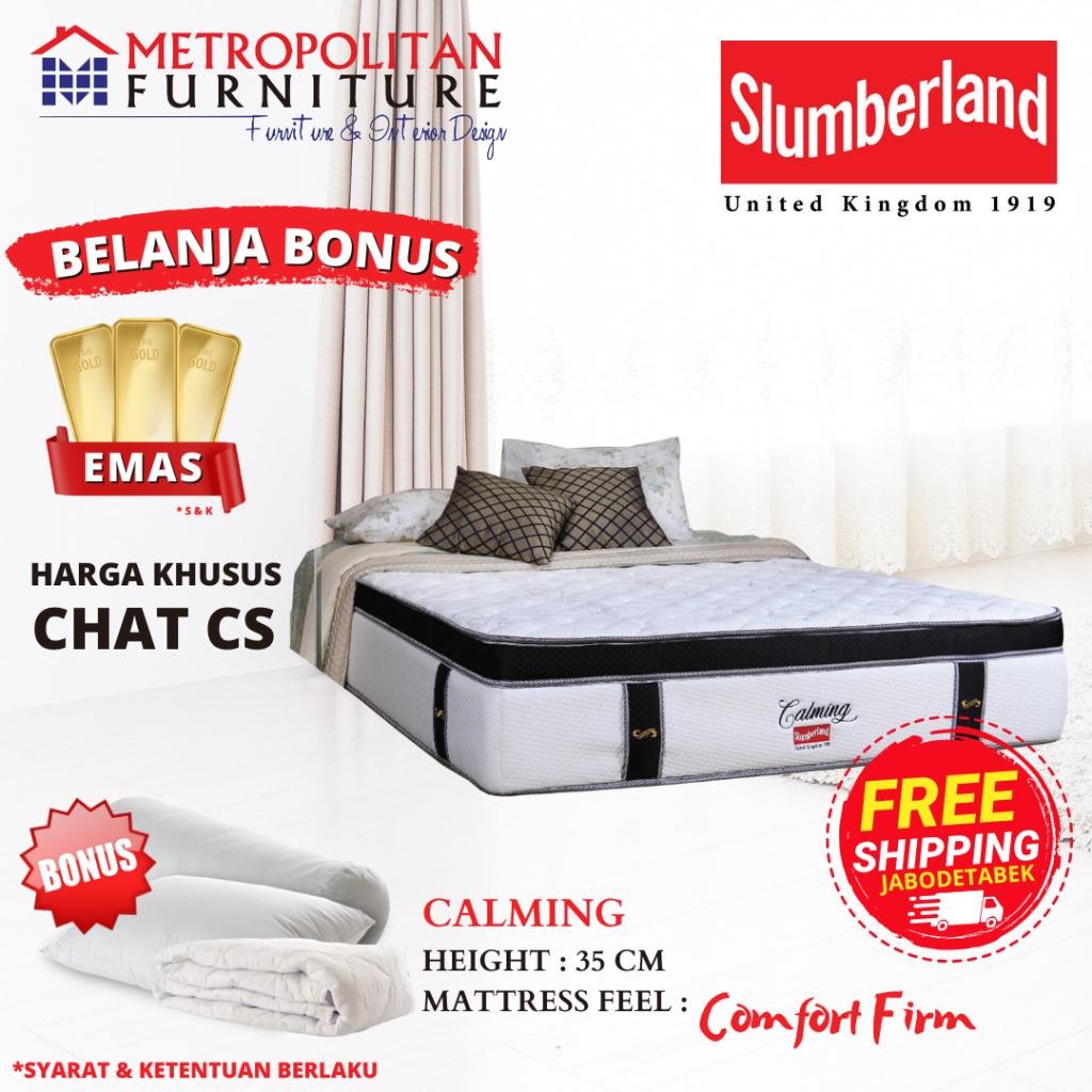 Kasur Springbed Slumberland Calming Spring Bed Matras