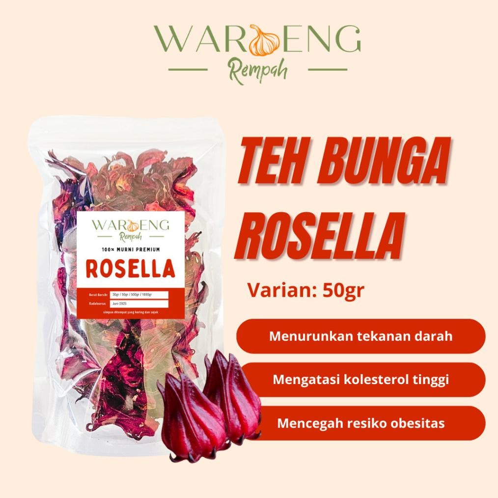 

Teh Bunga Rosella - Hibiscus Tea / Waroeng Rempah Murah - Rempah MSH