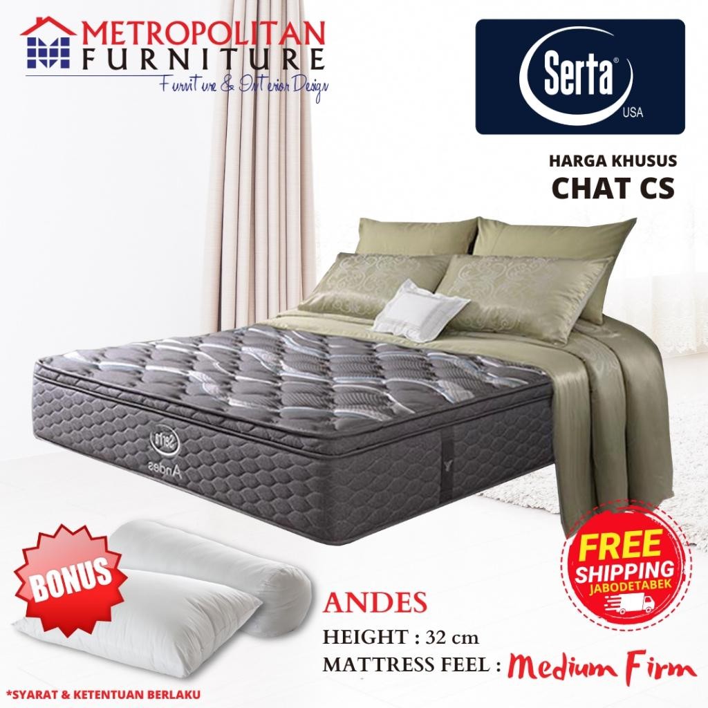 Kasur Springbed Serta Andes Spring Bed Matras