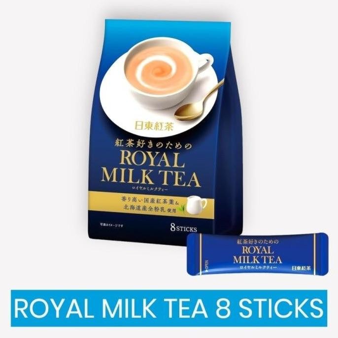 

Ready oke] NITTO ROYAL MILKTEA 8 STICK/ minuman teh jepang 112GR