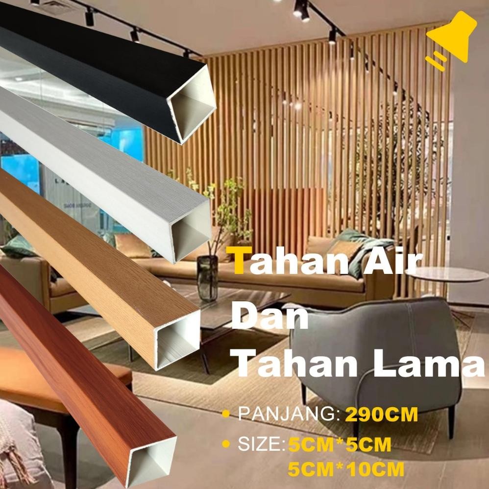 Wood Panel WPC   Kisi Kisi Kayu  Dinding Motif Kayu 3D WALLPANEL PVC kayu  WOODPANEL PVCKISI KISI PE