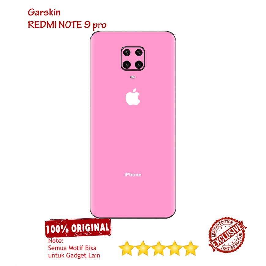 

Terlaris Redmi Note 9 Pro Stiker Garskin Premium Not Casing Bisa Custom *Promo*