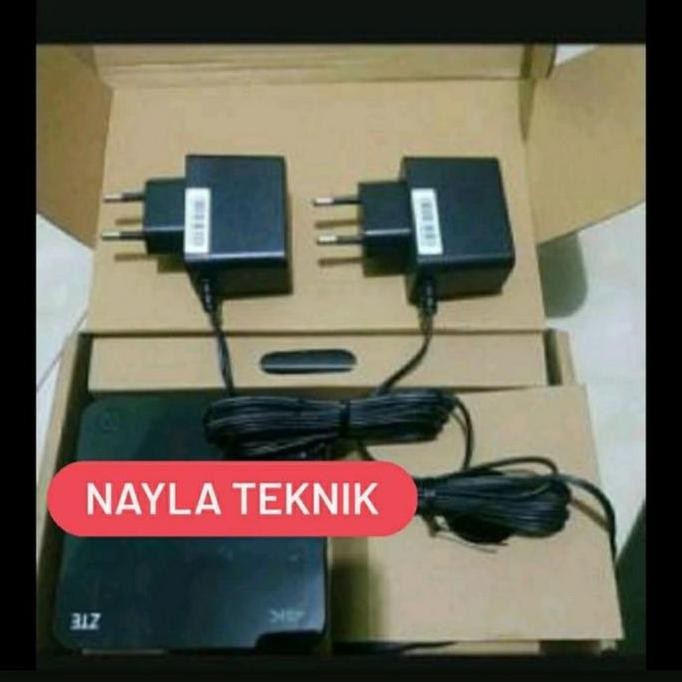 Adaptor Original STB ZTE/FIBER 12V 1A - baru