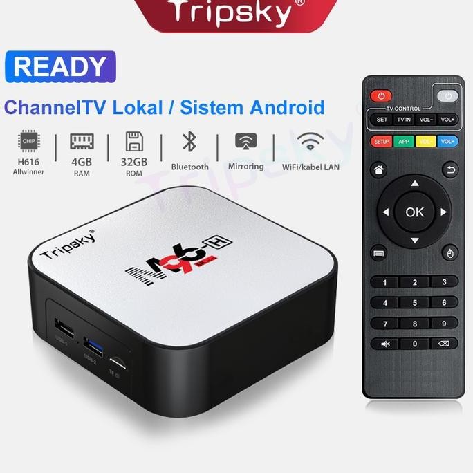 Tv Box android 10.0 4gb +32gb 5G wifi 4k HD smart android tv box