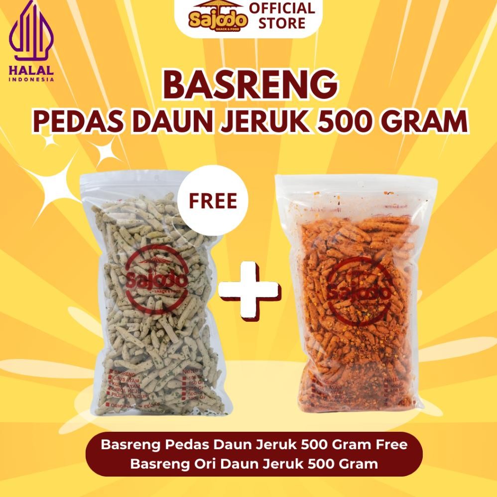 

TERMURAH BASRENG ORDAS ( ORI 500gram, PEDAS 500gram) SAJODO Siap kirim