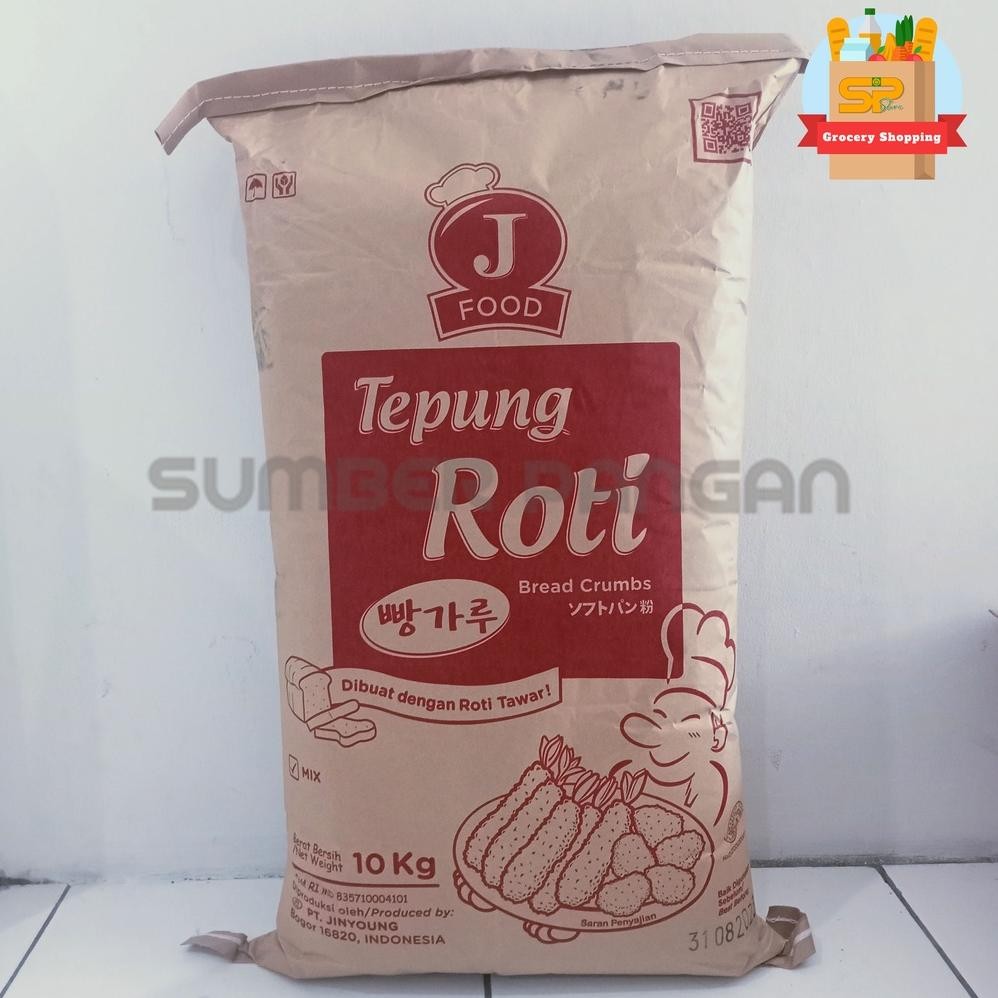 

READY STOCK JFOOD Tepung Roti / Tepung Panir / Bread Crumbs (MIX) 10kg (orange putih)