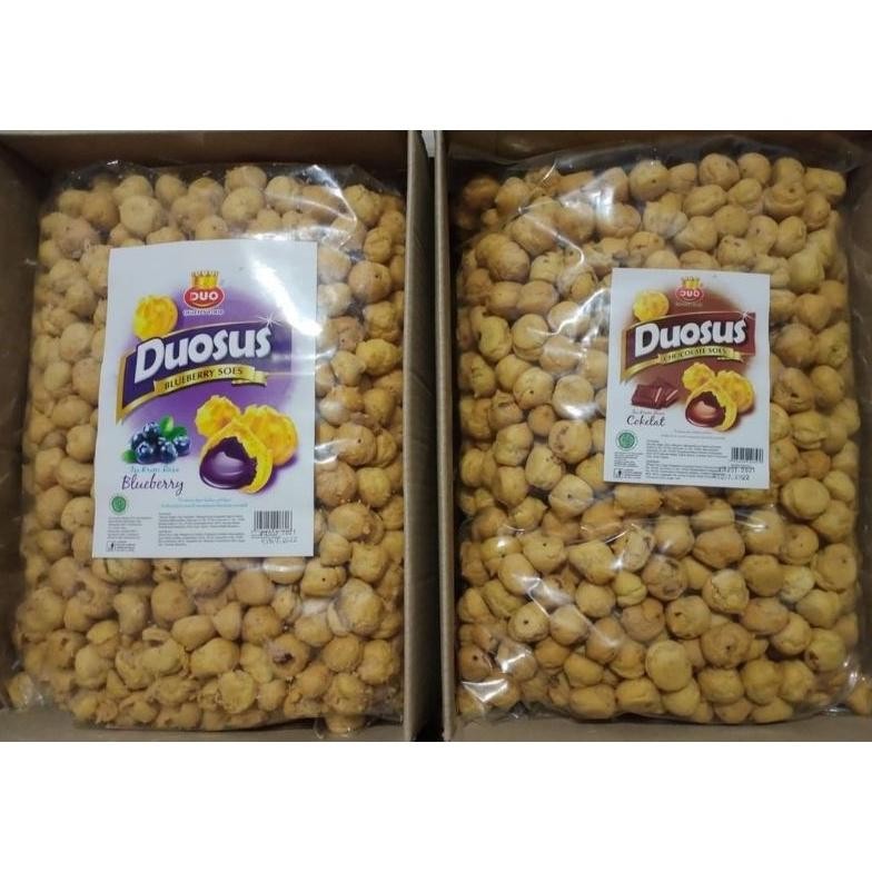 

TERLARIS Kue Sus Coklat Lumer 1KG Exp 2026 Duosus Coklat 1kg Kue Soes Coklat DuoSus Duo Choco Soes - TokoKurmaMedan Siap kirim