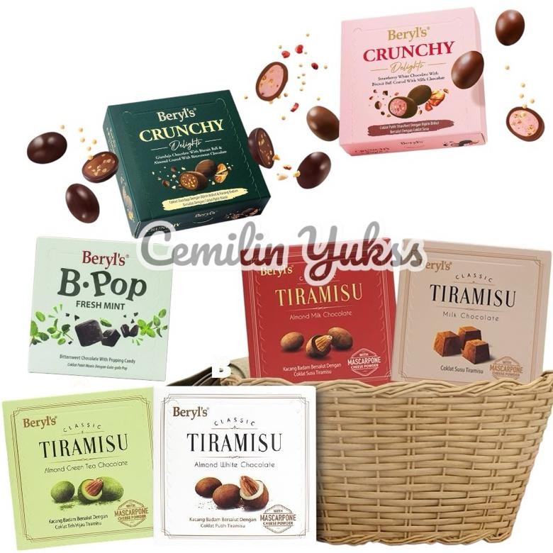 

READY STOK Beryls Tiramisu Almond Chocolate 65g Beryl's Tiramisu Almond White Chocolate Milk Chocolate White Chocolate Beryls Coklat Malaysia Siap kirim
