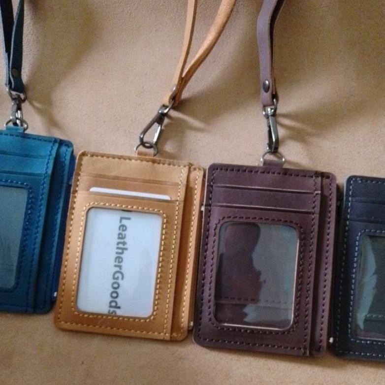 

Gantungan Id Card Holder Kulit Asli || Card Holder