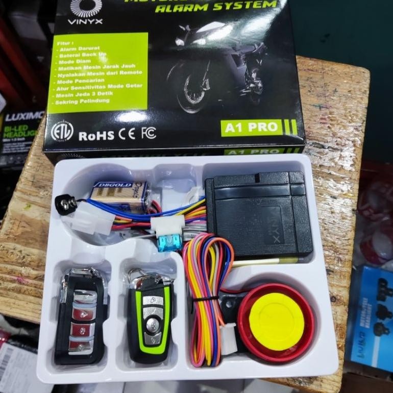 NEW Alarm Vinyx A1 Pro Ada Jeda Injeksi Asli Original Termurah