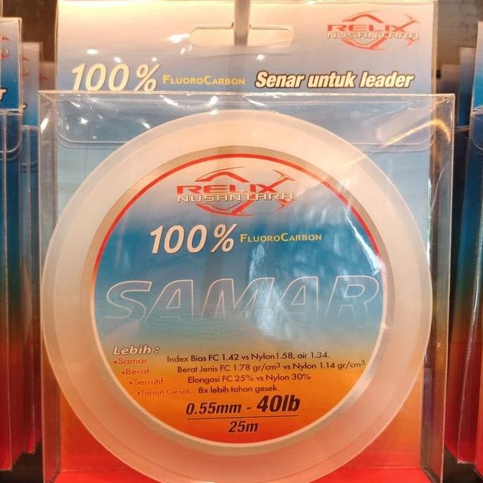 Senar Leader Samar 40 Lb 100% Flurocarbon