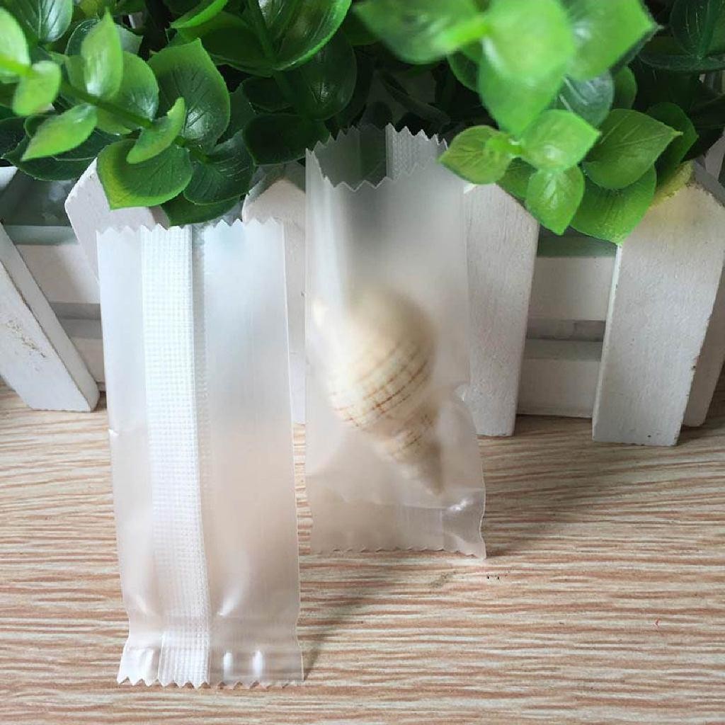 

200Pcs Kantong Bungkus Nougat Lingkungan Tembus Cahaya,Nougat Packaging Bag,Bungkus Permen