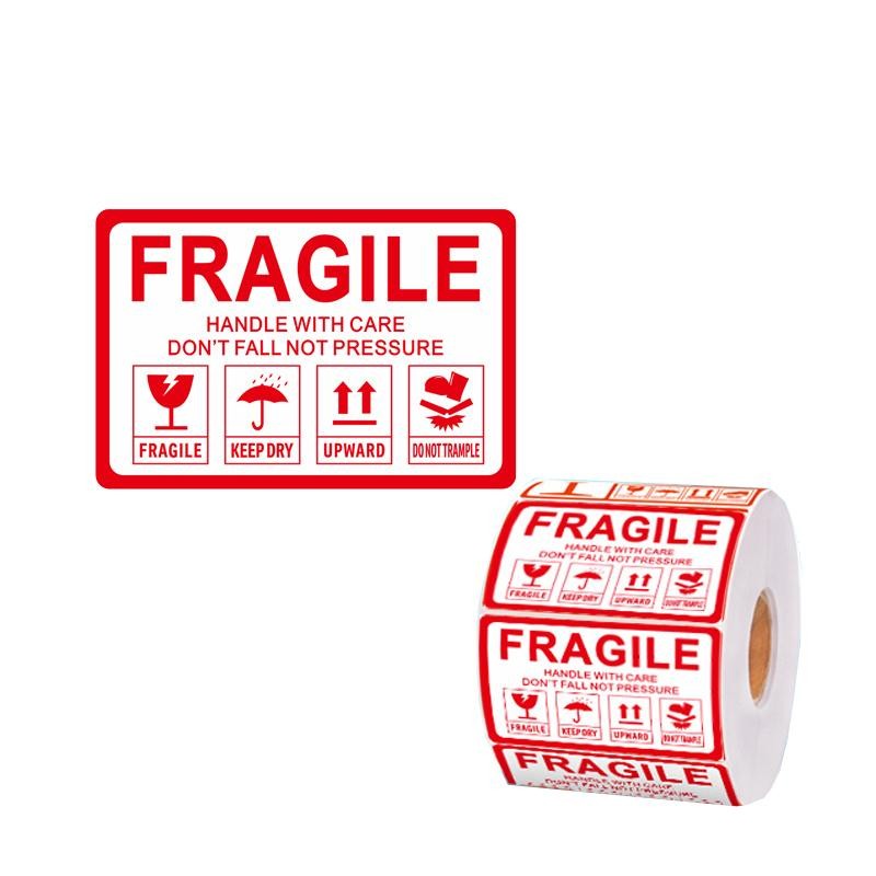 

Isi 1000 Label Fragile 60 X 40 Mm Sticker Label Fragile Sticker Fragile Kecil Sticker Fragile Unboxing