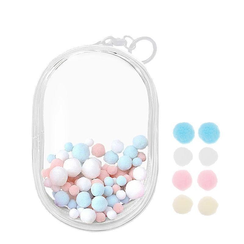 Pouch Pvc Boneka Doll Pouch Tas Display Boneka 17.5Cm Pvc Pouch Labubu Tahan Debu Pouch Boneka Pouch