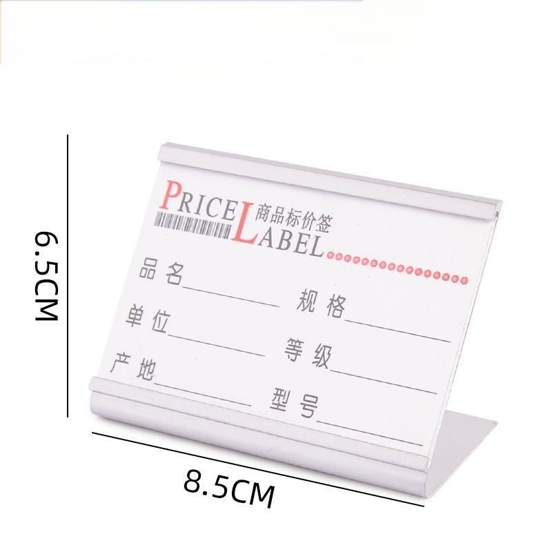 

Papan Nama Meja Aluminium Nameplate Holder Sign Holder Table Nameplat Desk Table Nameplat
