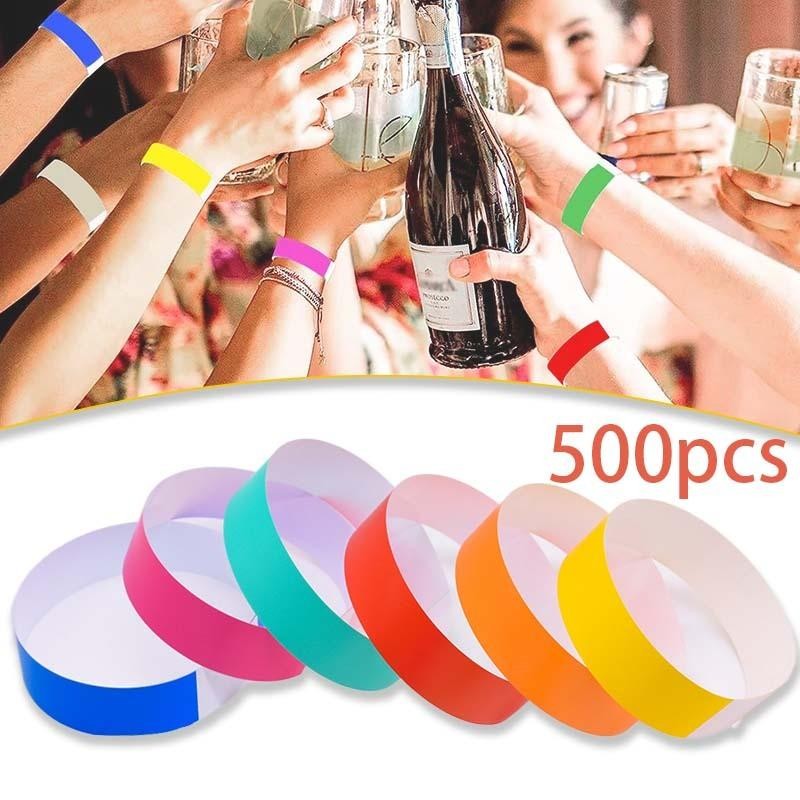 500Pcs Gelang Event Tiket Gelang Anti Air Tiket Event Gelang Anti Air Tiket Event