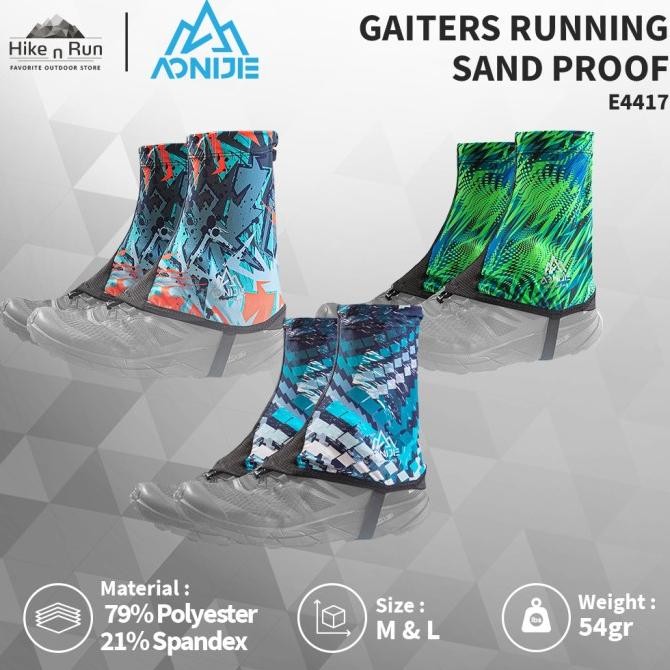 Gaiter Lari/Hiking Anti Pasir Aonijie E4417 E940 E941 Pelindung Kaki