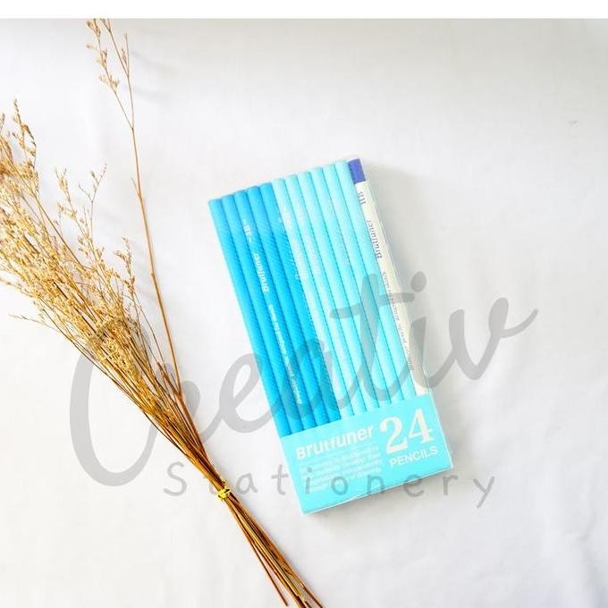 

New Stock 2025 !!! Brutfuner Pensil Sketsa 24 Pcs Artist Sketch Drawing Pencil Professional