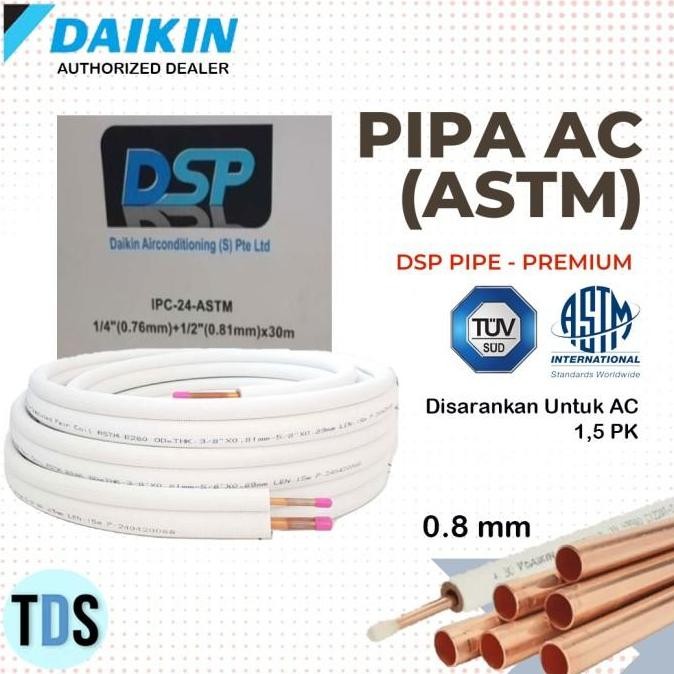 PIPA AC DAIKIN DSP 1/4 X 1/2 (AC 1,5 PK)