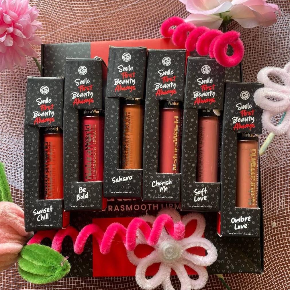 LipMatte NaturaWorld / Lipstik Natura World Original Dengan Kemasan Baru